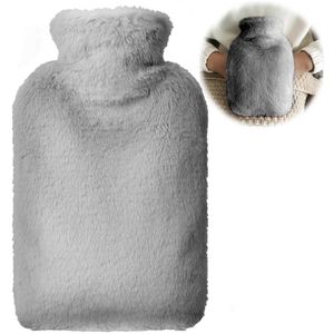 Unyqoos® Lekvrije warmwaterkruik met zachte hoes en handige kangoeroezak voor handen