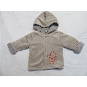 Wiplala - Vestje - Jasje - Uni - Beige - Beer - Hartje - 6 maand 68