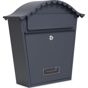 Ibenzoa - Wandbrievenbus - Verzinkt Staal - Weerbestendig - Afsluitbaar met Sleutels