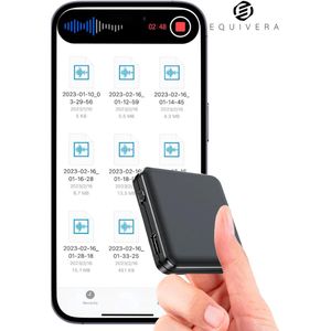 Equivera Afluisterapparatuur - Afluisterapparatuur op afstand - Afluisterapparatuur spy - Voice Recorder - Dictafoon
