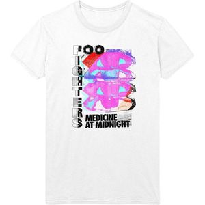 Foo Fighters - Medicine At Midnight Tilt Heren T-shirt - M - Wit