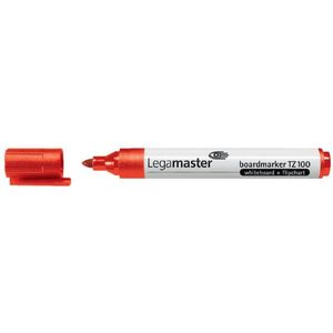 Viltstift legamaster tz100 whiteboard 2mm rood | 1 stuk | 10 stuks