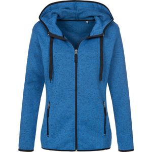 Stedman Knit Fleece Jacket Women S5950 - BLUE MELANGE - M