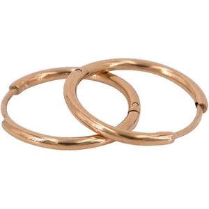 Kalli edelstalen Oorbel 1896 Rose 17mm