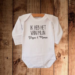 Romper Ik heb het van mijn papa en mama