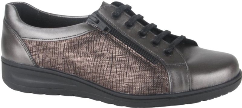 Solidus - 29001 Kate - Veterschoenen - Nappa Leer - Zwart