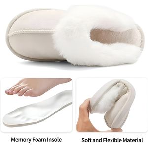 Winter Pantoffels Dames Heren Nepbont Warme Pluche Sloffen Antislip Traagschuim Slippers Zacht Plat Huisschoenen Indoor Outdoor Unisex maat 40/41