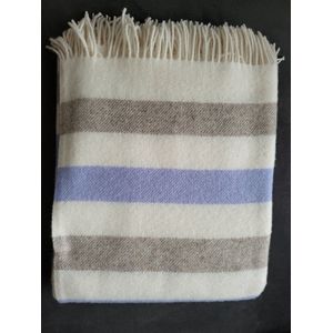 Terschellinger Wollen onderdeken |100% IWS Zuiver Scheer wollen topper |Puur Natuur topdek | 80x200 cm 1 persoons