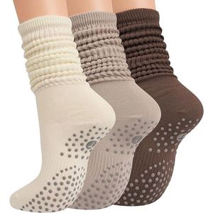 Antislip sokken - antislip sokken pilates - yoga sokken - Grip sokken voor vrouwen en mannen - yoga sokken antislip