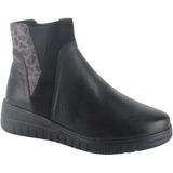 Ti Comos - 2540004-000 - Enkellaarsjes - Zwart - Leer