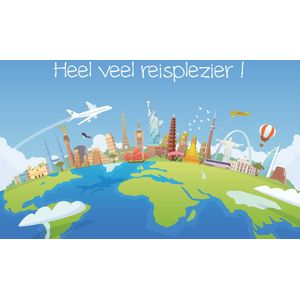 Vriendschapshartje - kaartjes klein met tekst - heel veel reisplezier - sabbatical - backpacken - reizen cadeau - geslaagd cadeau diploma - 5 stuks