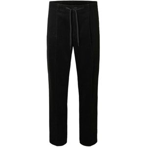 Selected Homme - SLH190-REG TAPERED LEROY CORD PANT - Tapered Broek - Zwart
