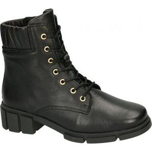 Solidus - Kibu - Laarzen - Zwart - Comfort-Orthopedisch - Bikerboots