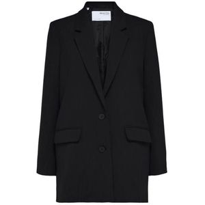 Selected Femme - Rita LS Oversized Blazer - Zwart - Dames - Polyester