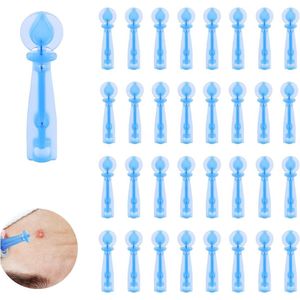 Inovra Plus - Mee-eters en puistjesverwijderaar set voor heldere huid, 100 stuks met naalden