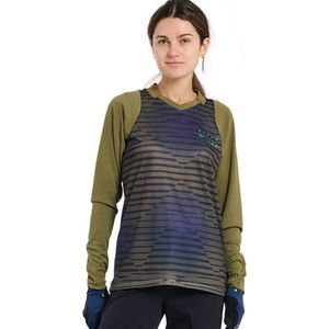 Ion Scrub Trui Met Lange Mouwen Groen L Vrouw