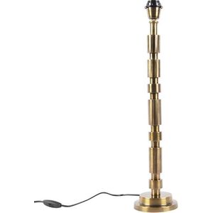 QAZQA torre - Art Deco Tafellamp - 1 lichts - H 630 mm - Brons - Woonkamer | Slaapkamer