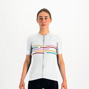 Sportful VELODROME Fietsshirt Korte Mouwen Dames White - Vrouwen - maat L