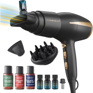 5-in-1 professionele haardroger met ionentechnologie en speciale diffuser - 2400W AC-motor