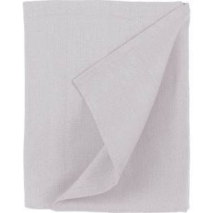 Mica Decorations Villia Tafelkleed - L250 x B140 cm - Katoen - Lichtgrijs