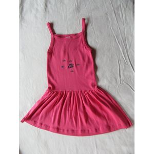 petit bateau , zomer jurk , strand kleedje , fuchia , vissen, 6 jaar  114