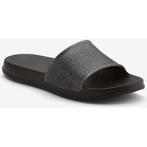 Women’s slides coqui tora black/silver glitter 36