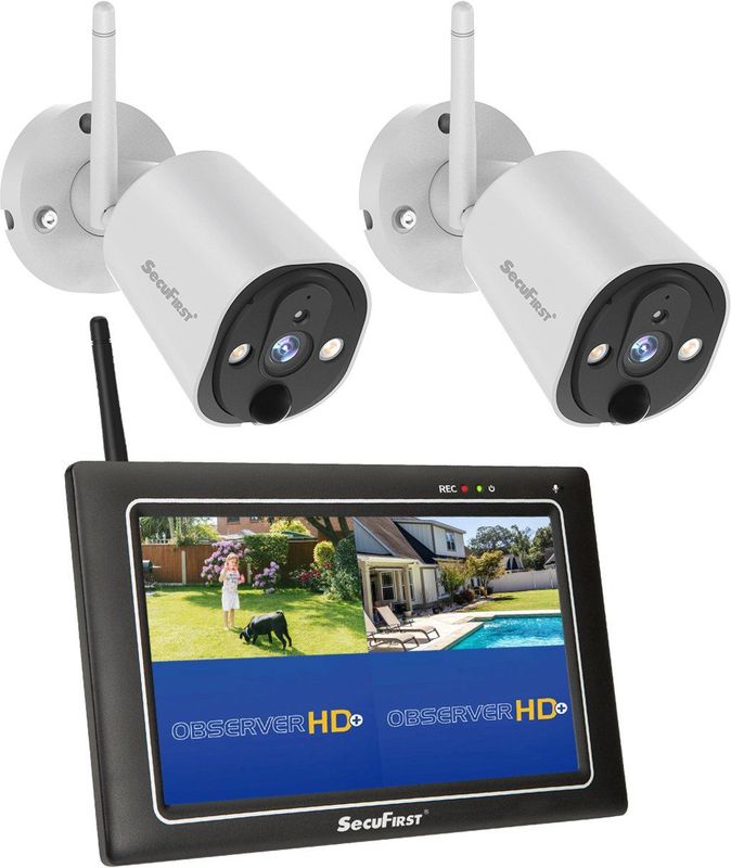SecuFirst - CWL401W2 - Beveiligingssysteem - 7 Inch - Draadloos - Inclusief 32GB Micro SD Kaart
