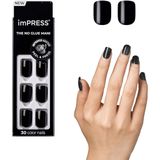 imPRESS Gellak Color - Kunstnagels - 30 stuks - Nepnagels - All Black