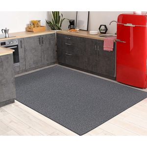 Modern effen tapijt voor de keuken - 280x380 cm - getuft, robuust kortpolig tapijt, zacht & gemakkelijk schoon te maken - Natal by the carpet