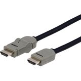 Scanpart HDMI kabel 2 meter - Haaks - 4k ultra HD - High speed - HDMI 1.4