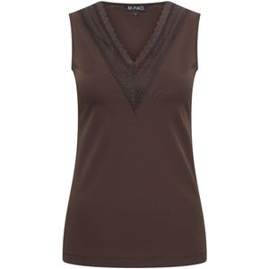 Travel Top Lace met Kant Uni 202254 Espresso