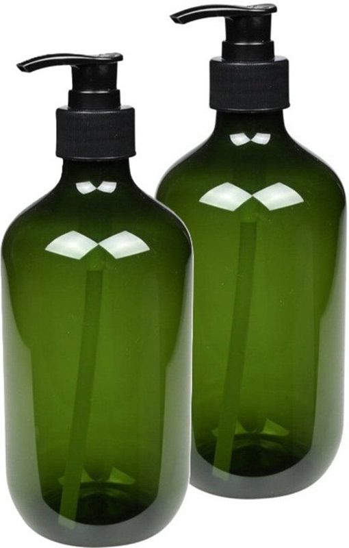 Benson - Zeepdispenser - Groen - 500 ml - D7 x H19 cm