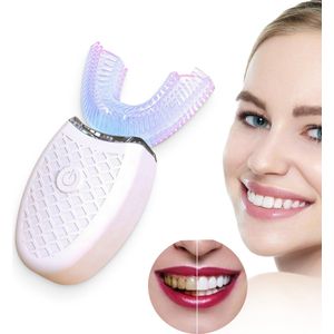 Automatische Tandenborstel - Tanden Bleken - Sonische Elektrische Tandenborstel - Mond Reiniging - 360 Graden - Blauw UV Licht - Teeth Whitening - Mondverzorging - LOUZIR