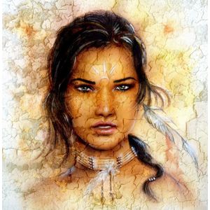 Grafika - Legpuzzel - Indiaanse Vrouw - 1000 stukjes