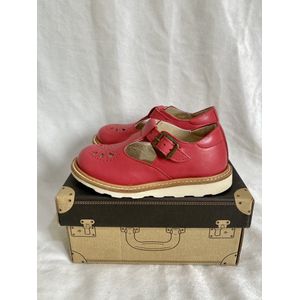 Young Soles-Rosie T-Bar-baby-shoes-Rouge Red-EU30