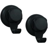 Compactor Muurhaken Bestlock 8 Cm Rvs Zwart 2 Stuks