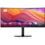 MSI - Modern MD342CQP - Ultrawide QHD Monitor - 34 inch - 120Hz - USB-C PD 98W