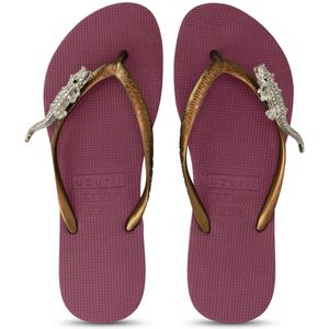 Uzurii Silver Crocodile Switch - Robijn