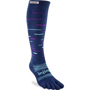 Injinji - Snow - Over the Calf - Midweight Padded - Teensokken - Twilight