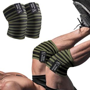Knee Pads - 180 cm Elastic Elbow Bandage Compression Powerlifting Fitness Cross Training - 1 Pair