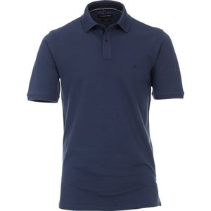 Casa Moda - Stretch Polo Donkerblauw - Regular-fit - Heren Poloshirt Maat M