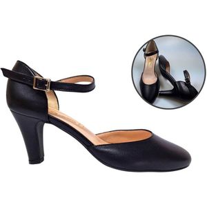 Stravers - Pumps met hak en bandje Maat 32 Kleine Dames Maten Zwarte pump