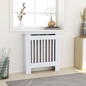 vidaXL Radiatorombouw - Radiatorombouwen - Radiator Ombouw - Radiator Ombouwen - Radiatorombouw 78 cm MDF wit