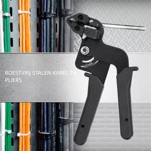 kabelbinder tang - Kabelbindertang van roestvrij staal - zelfborgende kabelbinderpers - kabelbinderknipper van roestvrij staal - Kabelbindertang 12mm spantang - voor RVS kabelbindertang spanner - Moederdag cadeautje