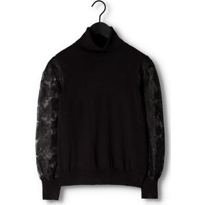My Essential Wardrobe Anniemw Knit Rollneck Truien & vesten Dames - Sweater - Hoodie - Vest- Zwart - Maat XS