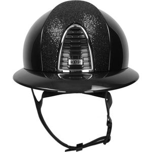 Kep Italia Veiligheidshelm Kep Italia Cromo 2.0 Shine Voorzijde Glitter Polo Zwart