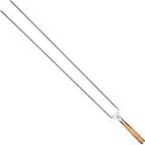 Forged Churrasco Spies 60cm - Vork vorm - Olijfhout