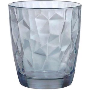 Bormioli Rocco Diamond waterglas - 39 cl - Blauw - Set-6