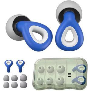 BlueTime - Oordopjes - Oordopjes Slapen - Oordopjes Festival - Sleep Plugs - Snurken Partner - Sleepdeep - Herbruikbaar - Oordoppen Slapen