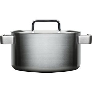 Iittala Tools Kookpan met Deksel 22 cm - Hoogwaardig roestvrij staal, gelijkmatig koken en handige maataanduidingen